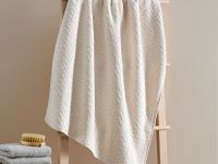 Полотенце махровое Zigzag, крем-брюле