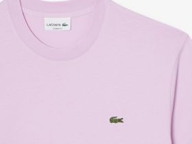 Мужская хлопковая футболка Lacoste с коротким рукавом