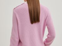 Джемпер из хлопка свободного силуэта