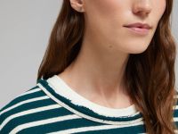 Лонгслив из хлопка в полоску