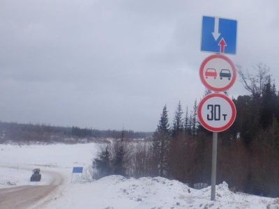 Снижена грузоподъемность автозимника в Ленском районе