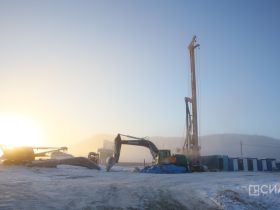 50-градусные морозы не помеха. Как идет строительство Ленского моста зимой