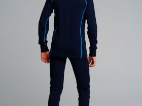 Термокомплект трикот. для мальчиков: фуфайка (футболка) с длин. рук, брюки для эпизод. использования