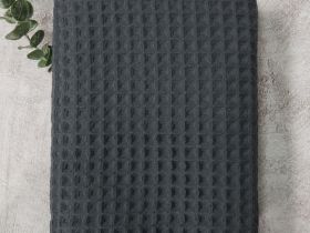 Полотенце вафельное Francesca, графит