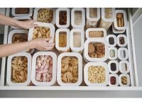 Mepal Набор емкостей для хранения, 9 предметов, белый Modula Mepal