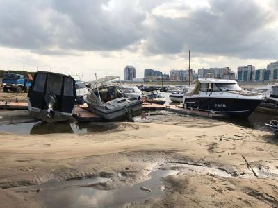 Обмеление Лены. Земснаряд в районе Якутска заработает со следующей недели