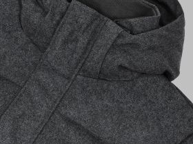 Стеганый пуховик с натуральным пухом