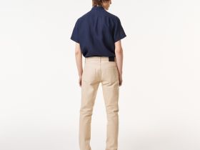 Мужские облегающие брюки-чинос Lacoste