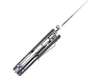 Складной нож-мультитул Sanrenmu 7106SUE-GP-T7, сталь 12C27, рукоять G10, зеленый, 9 функций