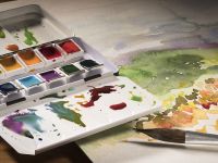 Набор акварели Talens "Rembrandt" Пейзаж 12 цв в металлической коробке