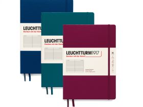 Блокнот в линейку Leuchtturm1917 Composition B5 109 л, твердая обложка Синий Неви