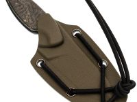 Нож с фиксированным клинком Pilgrim, сталь AUS-8 BSW, рукоять CrazyFiber Micarta)