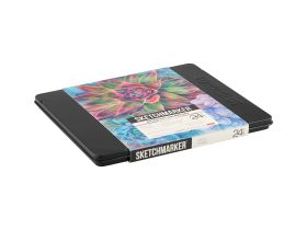 Набор карандашей акварельные Sketchmarker "Ботаника", 24 цвета, жестяной пенал