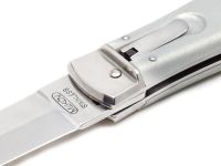 Нож автоматический Mikov Predator, сталь 420, рукоять серый пластик