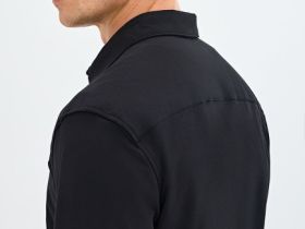 Классическая рубашка из хлопка, Черный