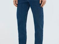 Зауженные джинсы, Синий