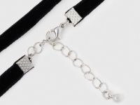 Набор чокеров для девочек, 2 шт., Черный