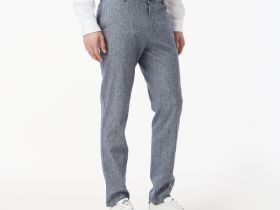 Мужские брюки Lacoste из льна и эластичного хлопка