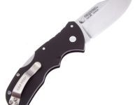 Нож складной Cold Steel Mini Recon 1 Clip Point, сталь AUS-10A, рукоять термопластик GRN, черный