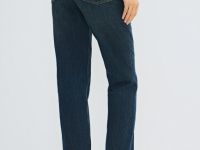 Прямые джинсы со средней посадкой, Синий