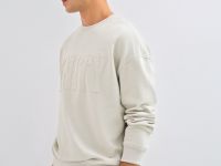 Свитшот с аппликацией, Белый
