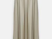 Юбка А-силуэта с поясом на резинке и боковыми разрезами