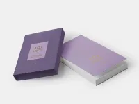 Блокнот "101 заветное желание". Сиреневый. Обертка №1