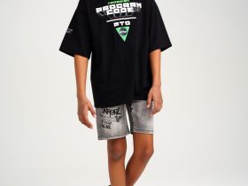 Шорты текстильные джинсовые для мальчиков