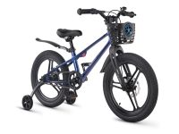 Детский велосипед Maxiscoo Shark Pro 18, год 2026, цвет Синий