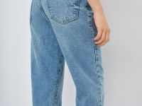 Джинсы Mom с высокой посадкой, Синий