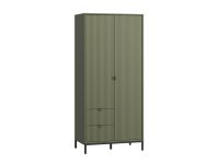 Распашной шкаф Трейвис 2-93x205 Оливковый