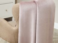 Плед Сверхмягкий/Supersoft, серо-розовый