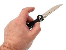 Складной нож Sencut Skelfin, сталь 9Cr18MoV, рукоять G10, черный