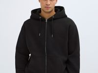 Базовая толстовка на молнии, Черный