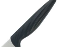 Нож филейный Okroshka Crouton 19.8 см, 5cr15mov, рукоять пластик, черный/серый