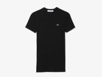 Женская футболка Lacoste Slim Fit из хлопка в рубчик
