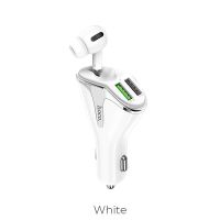 Автомобильное зарядное устройство Hoco E47 Pro Traveller 3.1A (2xUSB) (White)