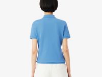 Женское поло Lacoste приталенного кроя из эластичного хлопка