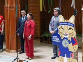 В Доме Арчы зажгли огонь Спартакиады учащихся Якутии