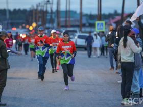 Около 700 участников. Впервые на Играх Манчаары провели массовый забег