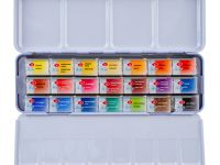 Набор акварели "Белые ночи" 21 цв в металлическом пенале