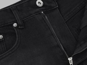 Укороченные джинсы прямого кроя