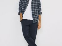 Рубашка в клетку, Серый