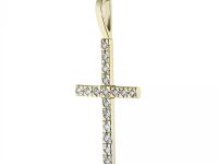 Подвеска из желтого золота с бриллиантами э0301пд05101200