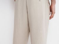 Брюки из муслина, Бежевый