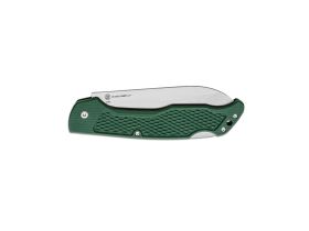 Нож складной Ontario Camp Plus Chef's Lockback, сталь AUS-8, рукоять полимер, green