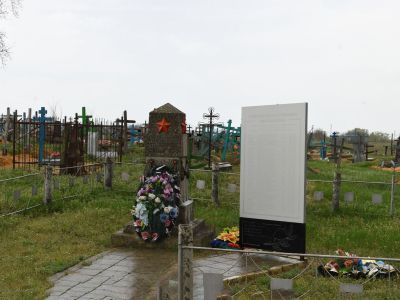 Братская могила советских воинов, погибших в период Сталинградской битвы