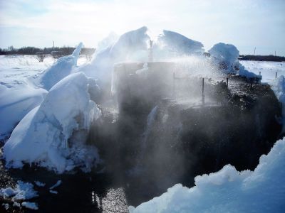 Скважина, давшая в 1954 году первую нефть в Западной Сибири