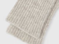 Вязаные перчатки, Бежевый