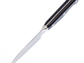 Нож кухонный овощной Shimomura MURATO Classic 90 мм, сталь VG-10, рукоять Pakka Wood